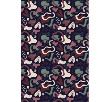 Abstract Leaf Motif texture and pattern blind - TenStickers