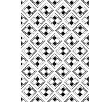 Elegant geometric pattern Modern roller blind - TenStickers