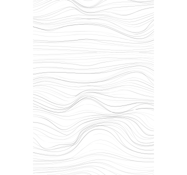 Elegant waves curtain Blind - TenStickers