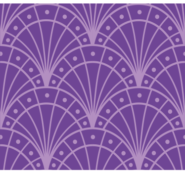 Minimalist lilac artdeco Living room blind - TenStickers
