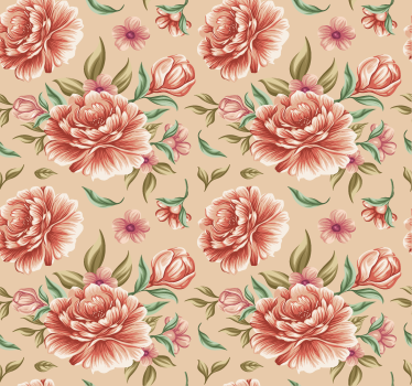 classic flowers bouquet Romantic blind - TenStickers