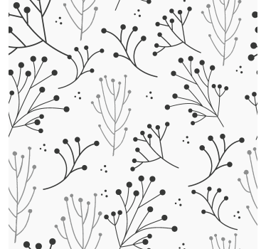 minimalist floral modern blind - TenStickers
