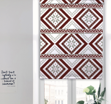 Texture and pattern blind geometric textile design - TenStickers