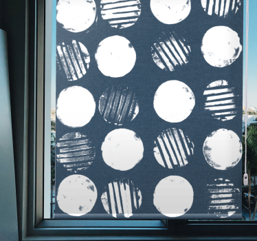 Abstract Circular Patterns texture and pattern blind - TenStickers