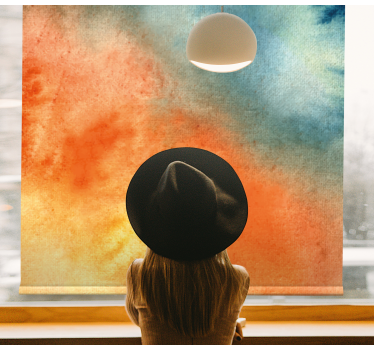 Abstract Color Blend texture and pattern blind - TenStickers