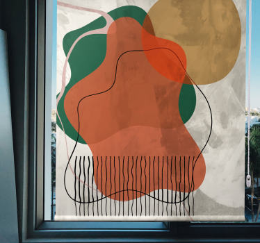 Abstract formations modern blind - TenStickers