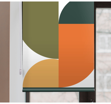 Abstract geometric art Blind art - TenStickers