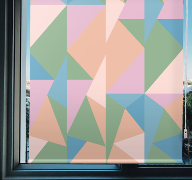 Abstract Soft Tones Figures modern blind - TenStickers