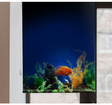 Aquarium life Animal blind - TenStickers