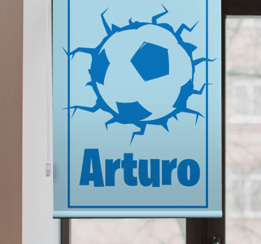 Ball breaking wall Personalized blind - TenStickers