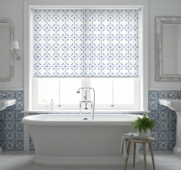 Classic bathroom bathroom blind - TenStickers