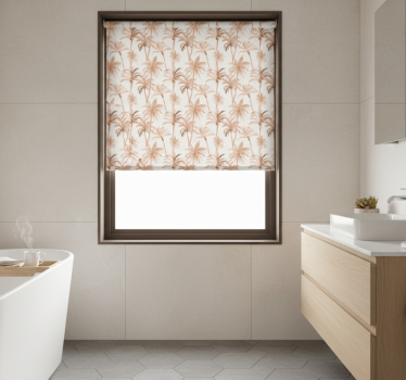 Bathroom blind luxury threefold design - TenStickers