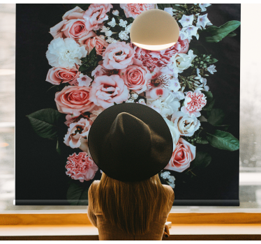 Blooming Floral Arrangement flower blind - TenStickers