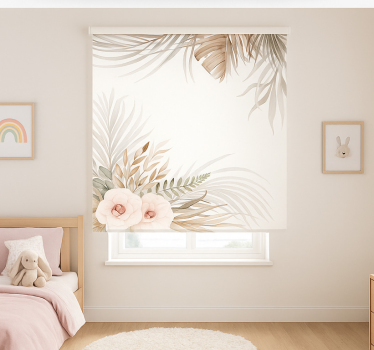 Boho floral design childrens blind - TenStickers