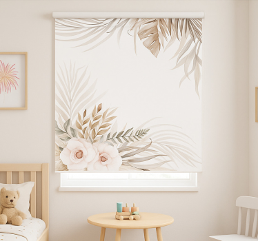 Boho graceful flowers childrens blind - TenStickers