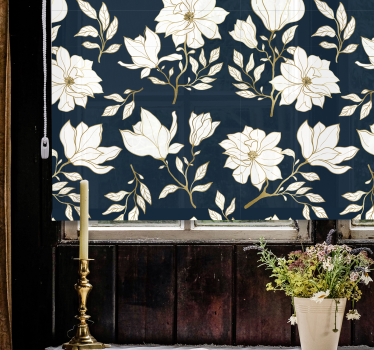 Botanical Illustration flower blind - TenStickers