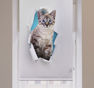 Cat Animal blind - TenStickers