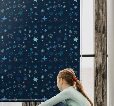 Celestial evening sky childrens blind - TenStickers