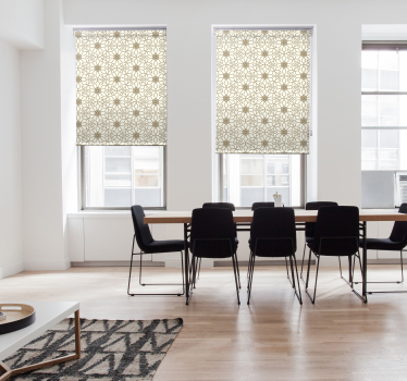 Ceramic Geo Texture and pattern roller blind - TenStickers