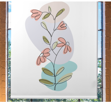 Charming Floral Stems flowers and plant blind - TenStickers