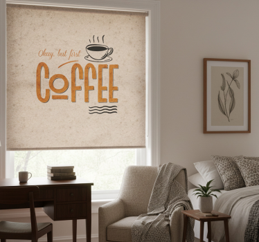 Charming retro design kitchen blind - TenStickers