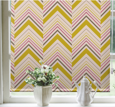 Chevron Patterned Layers texture and pattern blind - TenStickers