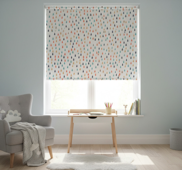 Childrens blind colorful rain drops - TenStickers