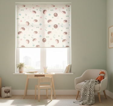 Childrens blind cute hedgehog collection - TenStickers