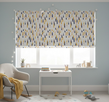 Childrens blind in abstract modern strokes - TenStickers