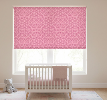 Childrens blind in dark and light pink shape - TenStickers