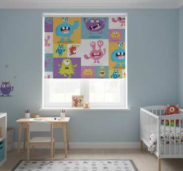 Childrens blind lovely monsters - TenStickers