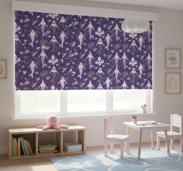 Childrens blind mermaid splash - TenStickers
