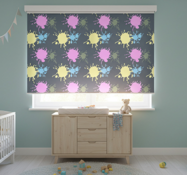 Childrens blind multicolored wall design - TenStickers