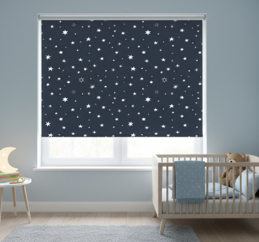 Childrens blind night sky curtain - TenStickers