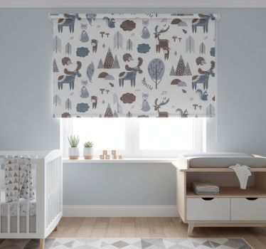 Childrens blind nordic animals - TenStickers