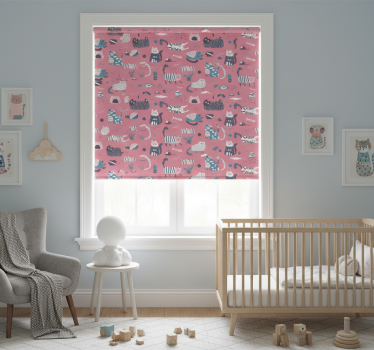 Children's blind nordic kittens - TenStickers