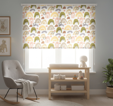 Childrens blind nordic rainbow pattern - TenStickers