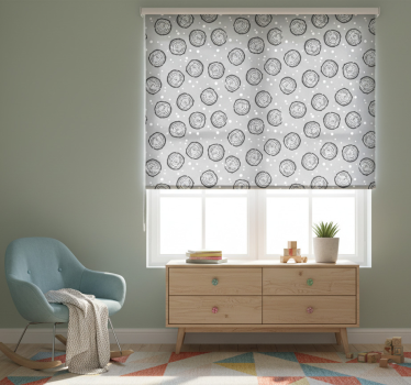Children's blind nordic style mountain design - TenStickers