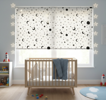 Childrens blind outerspace with stars - TenStickers