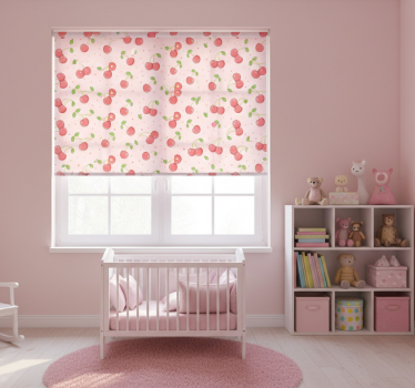 Childrens blind pink cherries - TenStickers