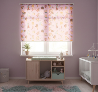 Childrens blind pink mermaids - TenStickers