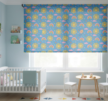 Childrens blind playful rainbows - TenStickers