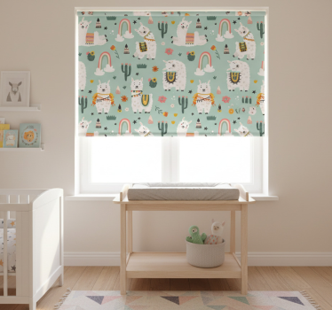 Childrens blind rainbows and cacti design - TenStickers