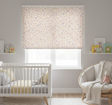 Childrens blind small pastel flowers - TenStickers