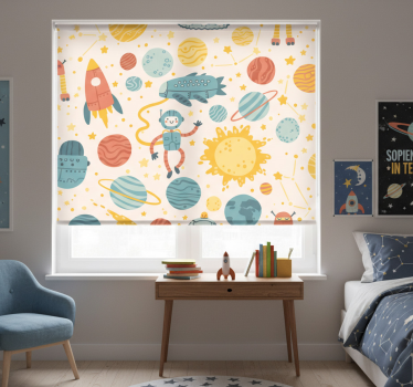 Childrens blind space adventure scene - TenStickers