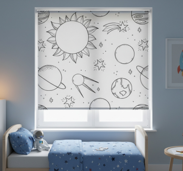 Childrens blind space doodle - TenStickers