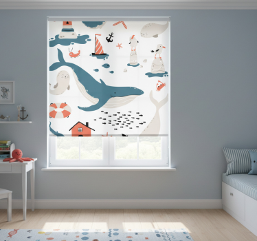 Childrens blind under the sea - TenStickers