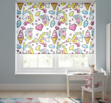 Childrens blind unicorn fantasy design - TenStickers