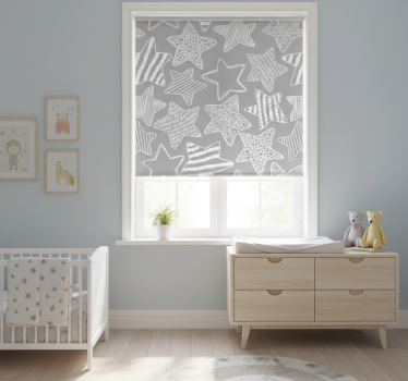 Childrens blind white star - TenStickers
