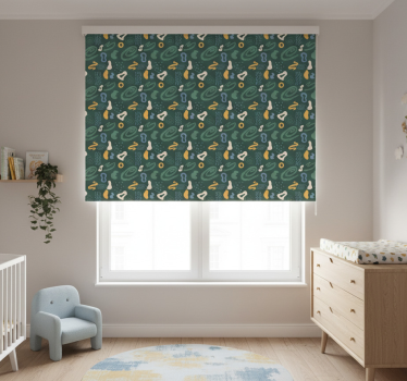 Childrens blind with abstract minimalist designs - TenStickers